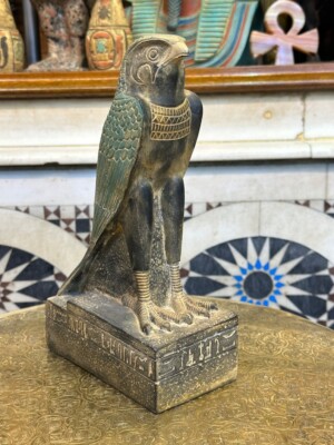 Rare Ancient Egyptian Horus Statue - Antique Pharaonic Stone Antiquities