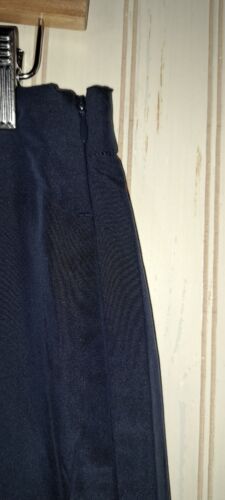 J. Jill Pants Wide Leg Cropped Side Zip Navy Modal Blend High Rise Small Tall - Picture 2 of 8
