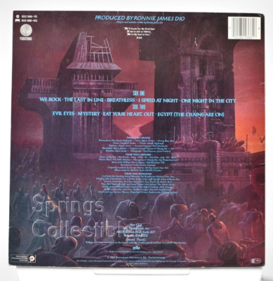 DIO★Last In Line UK Vertigo オリジナル Dio– The Last In Line - Vertigo – 822 366-1 German (1984) VG / VG