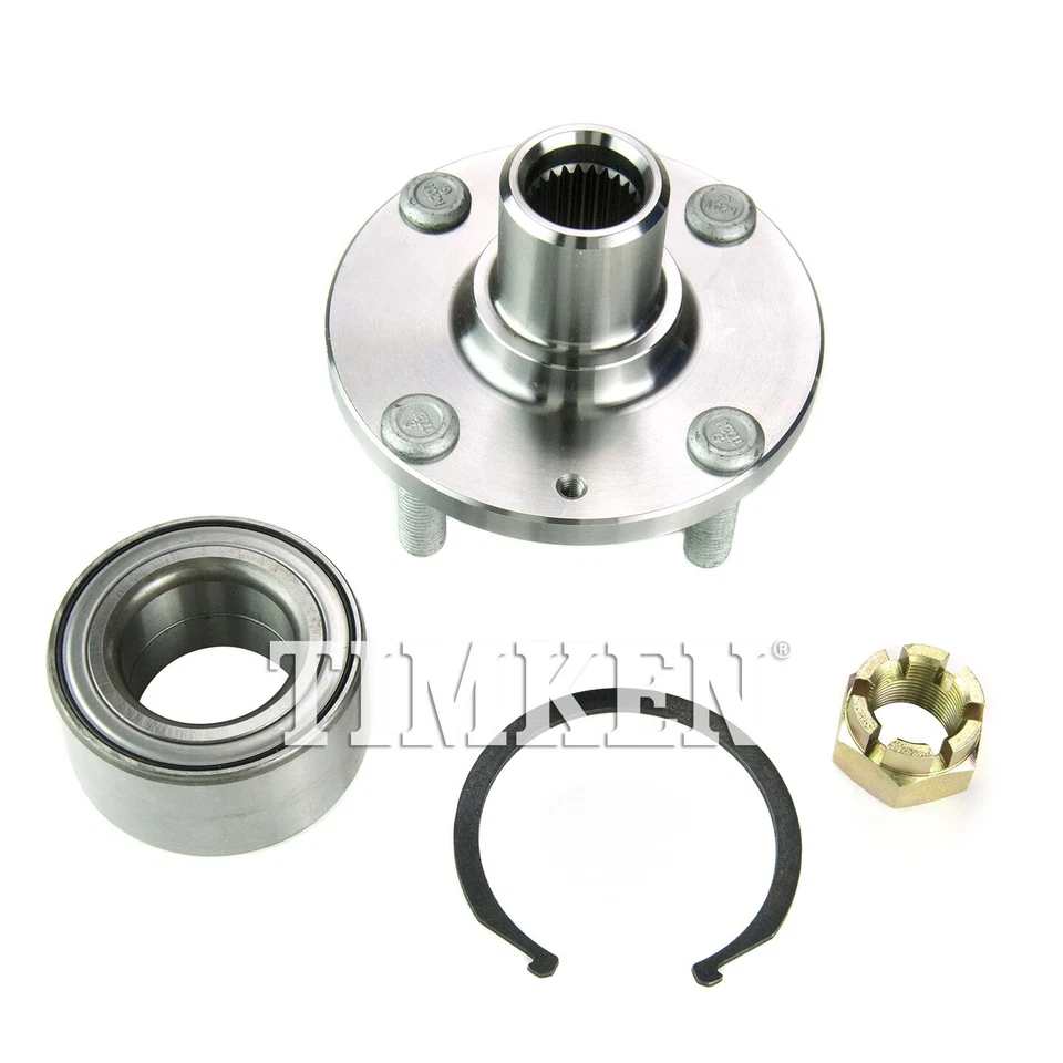 Conjunto de cojinete de rueda y buje delantero Timken para Kia Rio 2006-2011 tracción delantera Foto 2 de 4