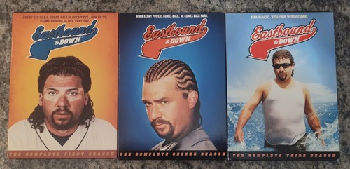 Eastbound & Down Season 1-3 DVD 1,2,3 W/Slipcovers NEVER TRUST STOCK PHOTOS - 第 1/10 張圖片