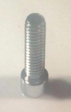 10-32 x 1" Chrome Polished Allen Socket Head Bolts Qty 2 - Made in USA