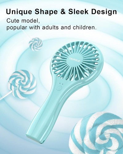 Handheld Fan – USB Rechargeable Portable Fan for Travel, Kids & Personal Use - Picture 3 of 7