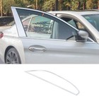 For Bmw 5 Series ,M5 18-23 Silver Steel Window Molding Trim Decoration Strip