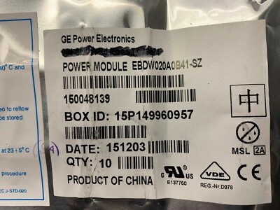 1PCS GE POWER MODULE  EBDW020A0B41-SZ
