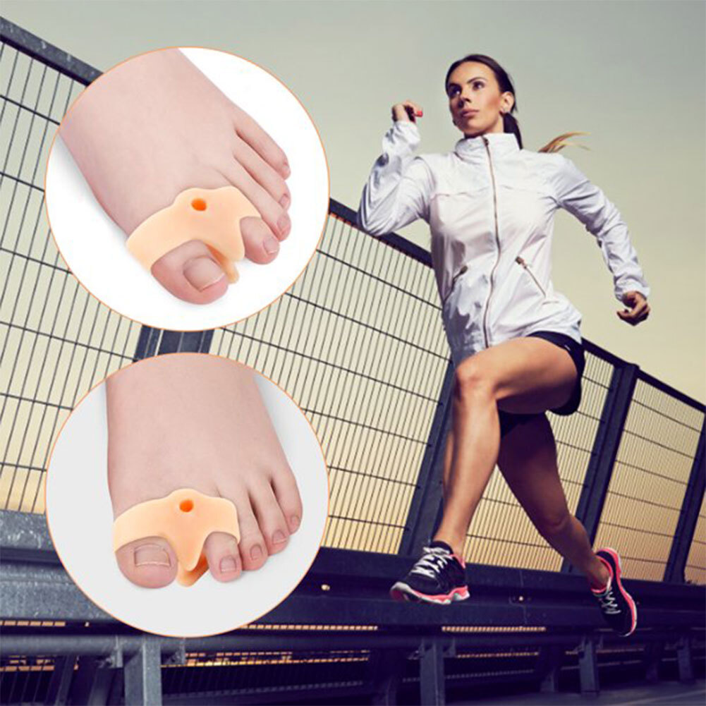 6pcs Toe Separator Foot Care With 2 Loops Portable Straighten Bunion