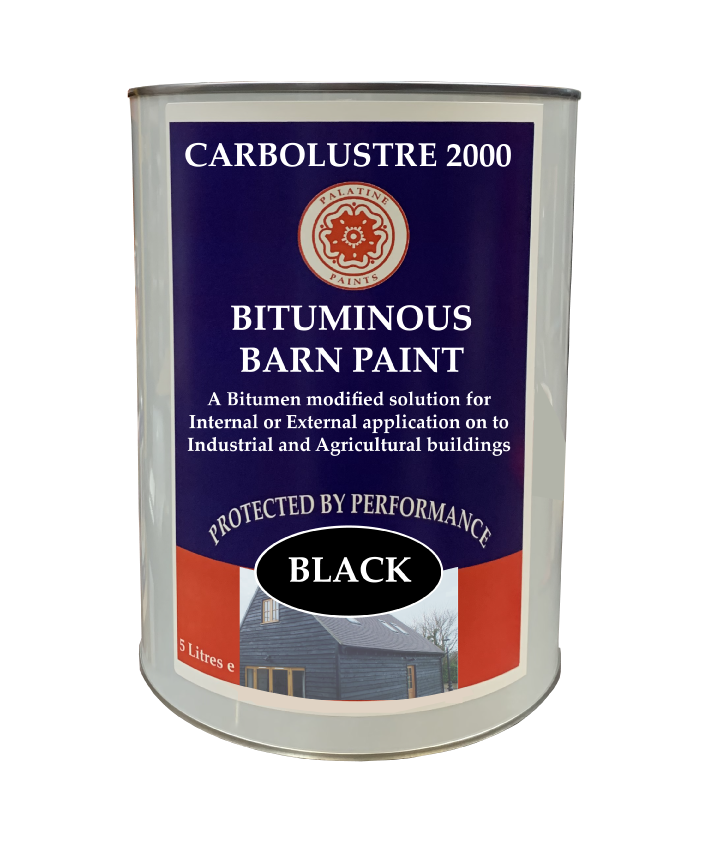 Black Barn Paint Bitumen Based Weatherproof & Waterproof 5x