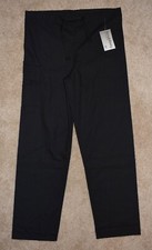 New Womens Scrubfinity Scrub Pants XS Black