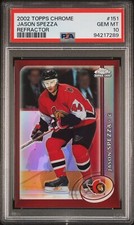 2002-2003 Topps Chrome Refractor Jason Spezza RC #151  PSA 10 Gem Mint Senators
