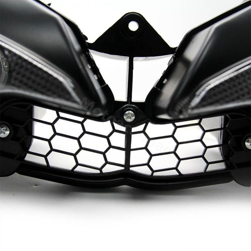 Front Headlight Headlamp For Yamaha 2003-2005 YZF R6 & 2006-2009 YZF R6S Black - Picture 7 of 13