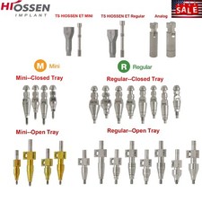 USA Hiossen Dental ET Transfer Coping Open/Closed Tray Reg/Mini  4-6mm H11-15mm