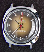 Joyas Brown Dial Men's Hand-Wind Vintage Watch -- Running