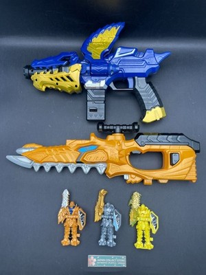 Power Rangers Dino Fury - Ryusouger - Gold Fury MosaBlade Blaster  3 Keys set