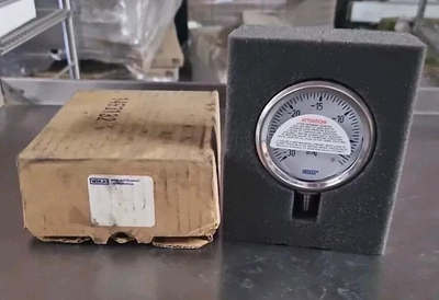 #ad WIKA 233.53 30 Hg Stainless Steel Vacuum Gauge 1 2quot; LBM Non Liquid Filled NIB $89.95