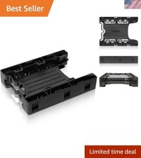 Durable Anti-Vibration Dual 2.5" SSD  HDD Mounting Bracket for 3.5" Drives