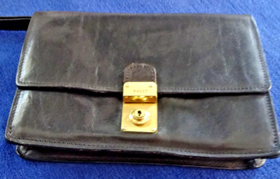 BALLY Leder Herrentasche - Handgelenktasche - Vintage