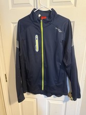 Saucony Kurtka do biegania Granatowa Duża