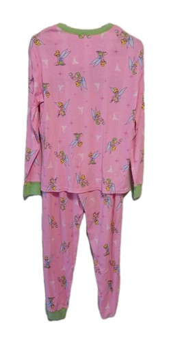 Disney Tinker Bell 2 Piece Pajama Set Size L(12/14) Used As-Is - Picture 7 of 8
