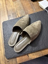 Jenni Kayne Women s Mules Suede Sage Size 40