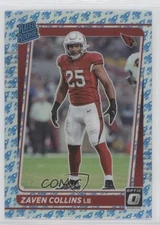 2021 Panini Donruss Optic Rated Rocket Prizm Zaven Collins #265 Rookie RC