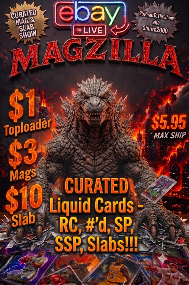 🔥CURATED MAGZILLA HEAT🔥 - $1 $3 $10 Start Singles - SUN July 19th