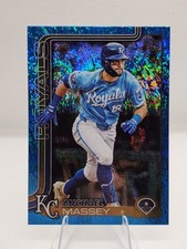 2025 Topps Series 2 - Michael Massey #481 Blue Holofoil /150