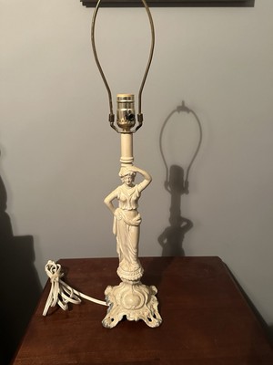 Vintage Loevsky L&L WMC 9900 Roman Goddess Lady Figural Lamp