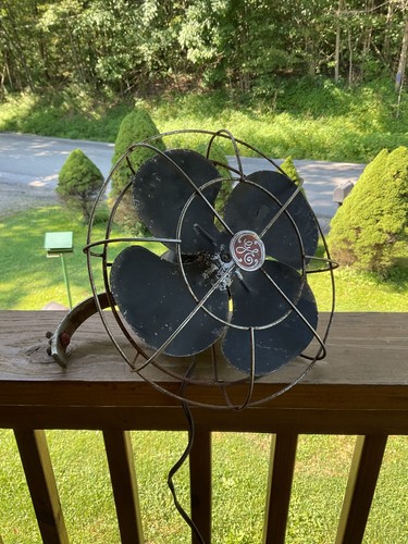 Classic General Electric Fan – Perfect for Restoration or Parts!