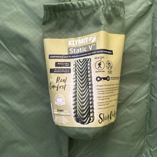 Klymit Static V Lightweight Sleeping Air Pad 18.7oz Thickness 2.5 in