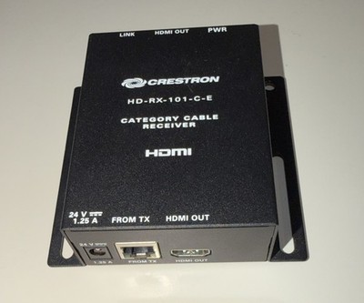 Crestron HD-RX-101-C-E HDMI Category Cable Receiver 4K Video Extender Module