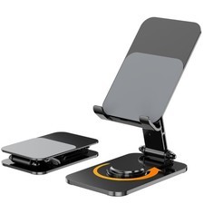 4 Joints 360 Rotating Cell Stand for Desk, Adjustable Folding Stand, Aluminu...