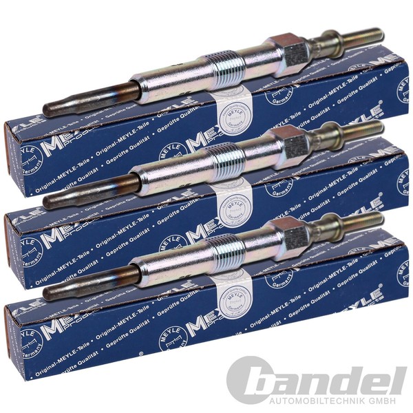 3X Meyle GlÜHkerzen Passend FüR 1,9 Tdi VW Golf 3 4 Passat Sharan Audi A4-image