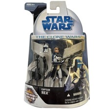 Star Wars Clone Wars 2008 CAPTAIN REX 3.75  Action Figure Hasbro New