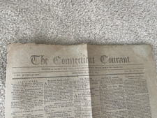 Original 1804 Connecticut Courant Newspaper May 16, 1804 Hartford CT Complete