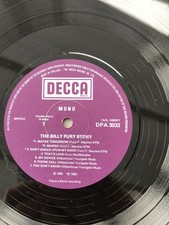 BILLY FURY RARE DOUBLE ALBUM INCLUDES THE SOUND OF FURY ROCK N ROLL ELVIS DECCA