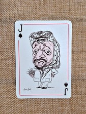 Yasser Arafat 1983 Cartoon by Marina Molino Ramino Satire Paper