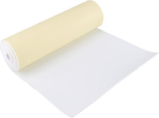 78.7x12 inch White Self-Adhesive EVA Foam Roll, 3mm Thick Sticky Upholstery F...