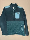 LL Bean Jacket Women’s L Sailcloth Sweater Fleece Sherpa Hybrid Pullover