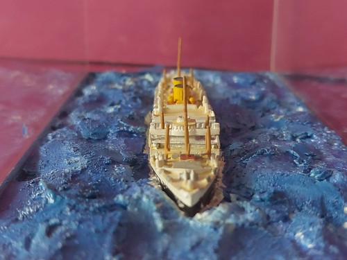 Royal Mail Lines HIGHLAND MONARCH - Albatros 1:1250 Waterline Model Ship in Box - Picture 18 of 23