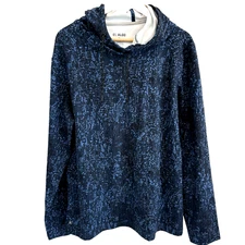 01. Algo Performance Pullover Hoodie Men’s Large Outdoor Blue L/S Digital Camo