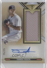 2021 Topps Triple Threads Single Jumbo Relics Gold 25/25 Tanner Houck Auto 13c1