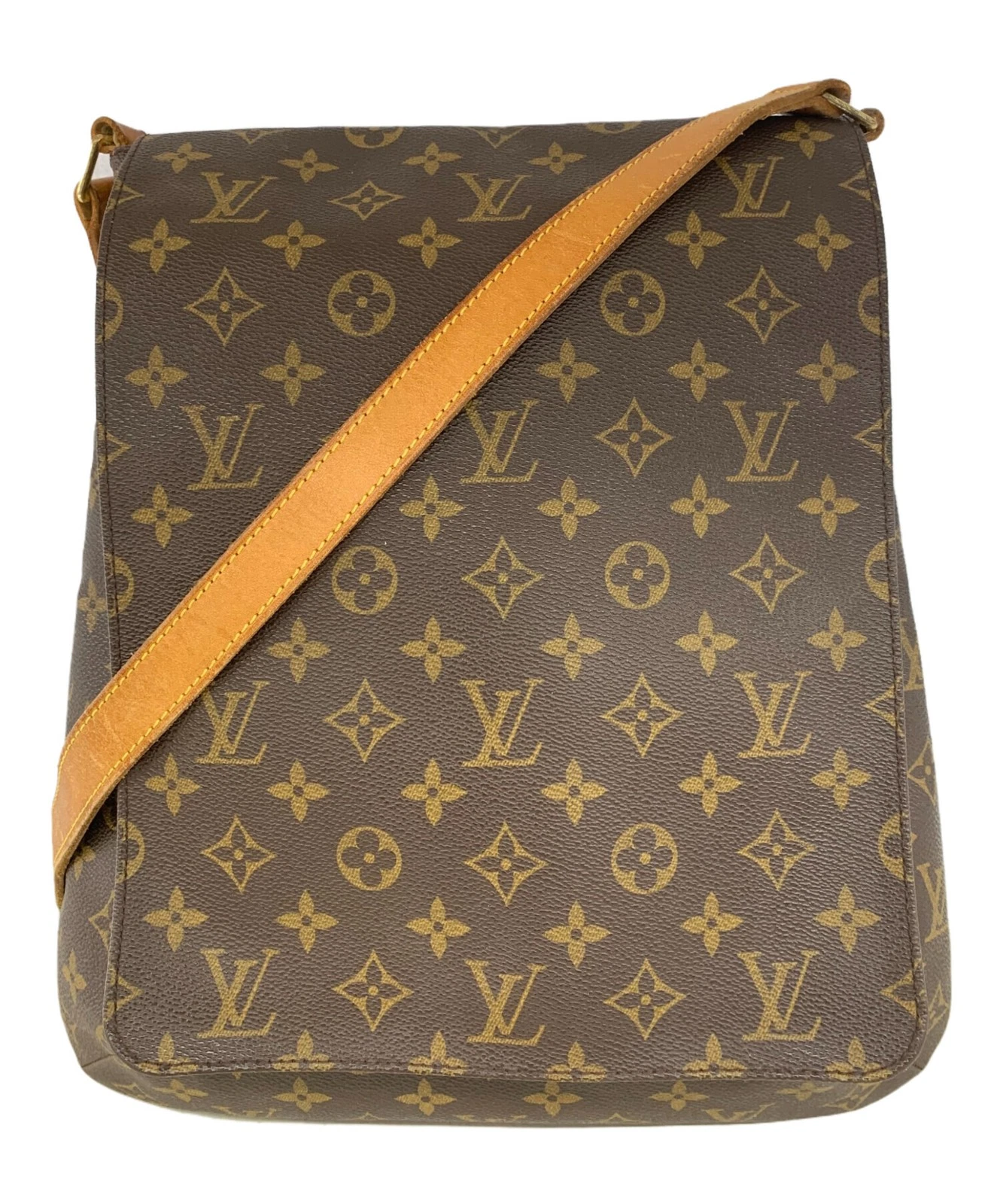 Vuitton — Louis Vuitton Musette Shoulder Bag Monogram M51256 Coated Canvas Brown #TFB4792