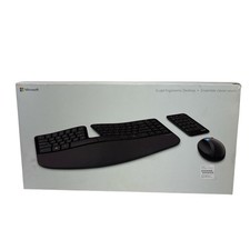 Microsoft L5V-00001 Sculpt Ergonomic Desktop Keyboard Mouse Keypad W/Dongles