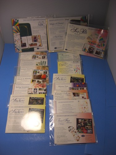 Creative Memories Summer Sensation Sticker 17 Packungen + 2 Minibücher