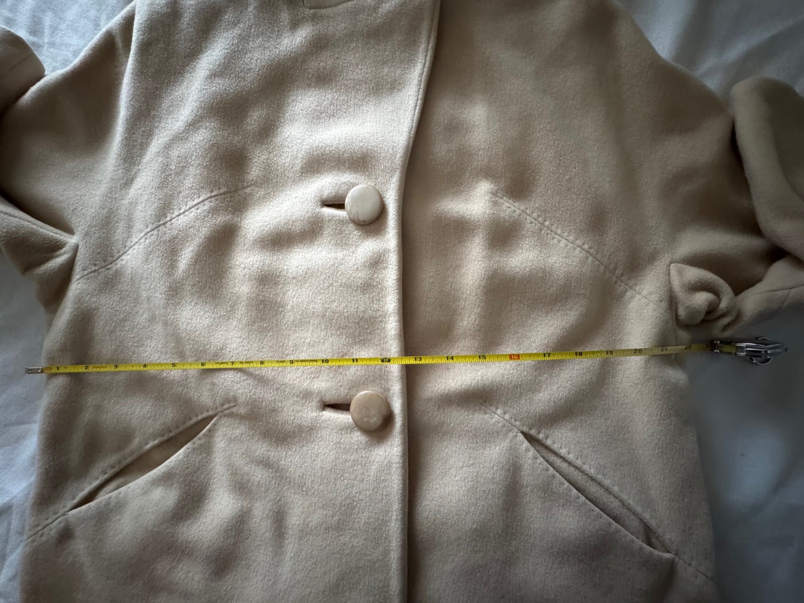 Vintage Blum's San Jose La Vigna 100% Cashmere Woman's Coat