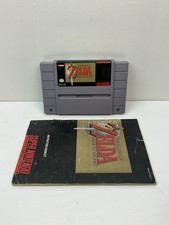 The Legend of Zelda: A Link to the Past SNES Cartridge Authentic Working Manual
