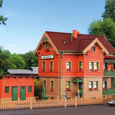 Vollmer 43529 Gatekeeper House Esslingen Chickenhouse Garden Fence H0 NEW in OVP