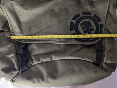 Element Messenger Bag Gym Book Bag Travel Carry-all Skating Skater Laptop Bag - Picture 5 of 13