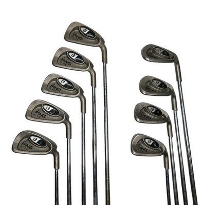 Ping i3 + Blade Iron Set 2-W Black Dot Regular Steel Mens RH