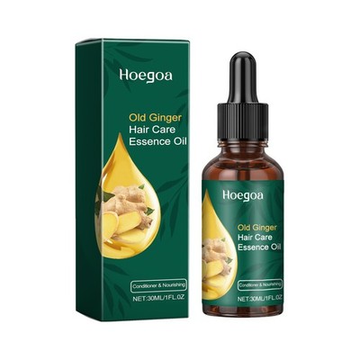 Old Ginger Hair Care Essence Oil, Moisturize Hair Roots Repair Frizzy Knot Suppl